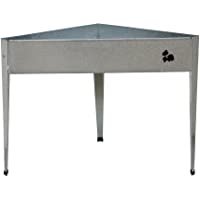 Herstera Garden 08924801 Mesa de Cultivo- Galvanizado- 70x70x80 cm